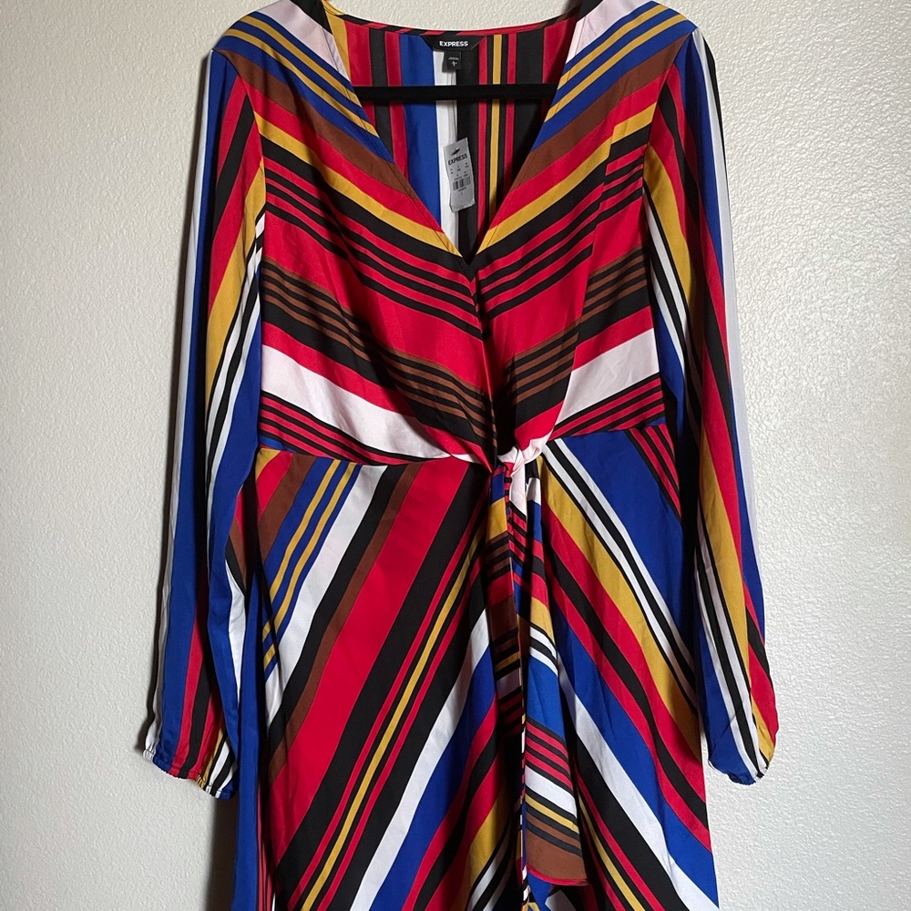 NWT “Express” Striped Dress L